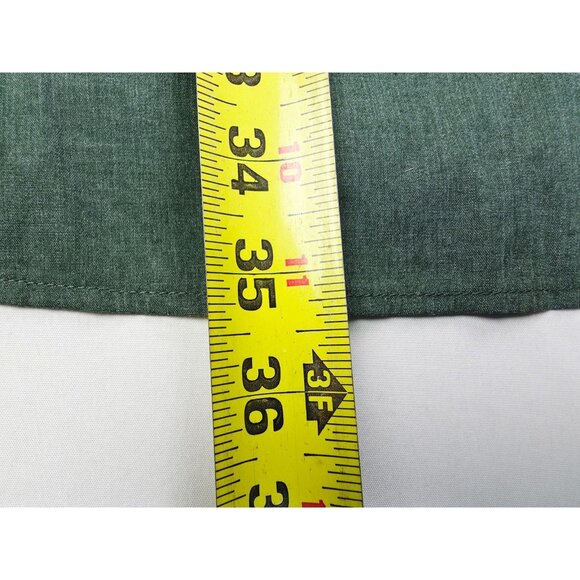 HB DXL Size 4XL Mens Green Wrinkle Resistant Button Down Long Sleeve Shirt NWT - Picture 9 of 11